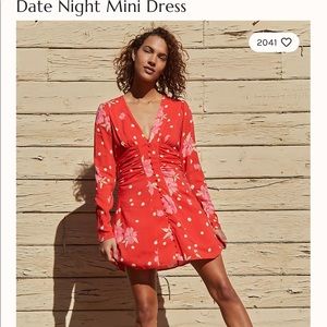 Free People Date Night Mini Dress